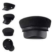 Boina militar vintage chapéu quepe estilo britãnico retrô