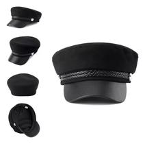 Boina Militar Vintage Chapéu Quepe Estilo Britãnico Retrô Boina Militar Vintage Chapéu Quepe Estilo Britãnico Retrô