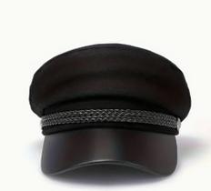 Boina Militar Vintage Chapéu Quepe Estilo Britãnico Retrô Boina Militar Vintage Chapéu Quepe Estilo Britãnico Retrô