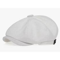 Boina OEM Cap Espinha de Peixe Shelby Inglesa Poliéster Ajustável 55 a 60 cm Branco Masculino Boina OEM Cap Espinha de Peixe Shelby Inglesa Poliéster Ajustável 55 a 60 cm Branco Masculino
