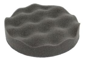 Boina Para Polimento De Espuma Preta Ondulada 6 Polegadas