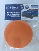 Boina para Polimento Espuma com tiras autocolantes 6 Corte Pérola Laranja Boina para Polimento Espuma com tiras autocolantes 6 Corte Pérola Laranja