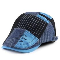 Boina plana para homens e mulheres, viseira casual de jornaleiro, boné ajustável, Boina plana para homens e mulheres, viseira casual de jornaleiro, boné ajustável,