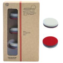 Boina polimento lã natural toolsystem 1,5 polegadas kit com 3 unidades Boina polimento lã natural toolsystem 1,5 polegadas kit com 3 unidades