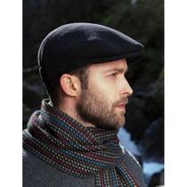 Boina Preta Grossa Retrô Casual Unissex