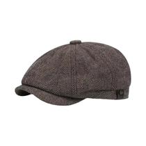 Boina Retrô Masculina Estilo Peaky Blinders, Boné Octogonal Unissex Para Primavera E Outono