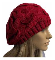 Boina Trança Gorro Beanie Touca Feminina Várias Cores