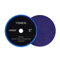 Boina Veludo Voxer Azul Refino 5 Polegadas 2500 Grit Vonixx