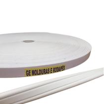 Boiserie Moldura Roda Meio Eva Autoadesivo e Flexível Orion 2,5cm x 5mm + Gabarito