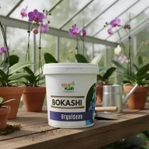 Bokashi fertilizante adubo orgânico farelado para Orquideas Gold Plant