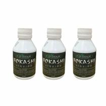 Bokashi líquido concentrado quimiagri 100ml kit com 3 un