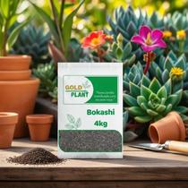 Bokashi Premium Adubo Orgânico para plantas, flores, hortas e jardins Gold Plant