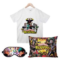 Boku No Hero Camisa, Almofada e Máscara de dormir Boku No Hero Camisa, Almofada e Máscara de dormir