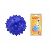 Bola 45mm com Cravo para Cães em Borracha Maciça Bolinha Cachorro Brinqpet