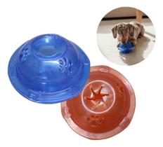Bola Adestradora Saturno Brinquedo Pet Interativo para Cães Solta Petiscos Educativo e Resistente - Brie Pet - Azul Bola Adestradora Saturno Brinquedo Pet Interativo para Cães Solta Petiscos Educativo e Resistente - Brie Pet - Azul