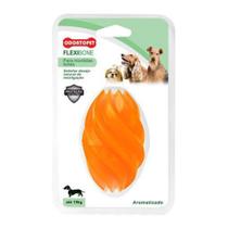 Bola Americana com Porta Petiscos FlexiBone Laranja Odontopet até 15Kg Bola Americana com Porta Petiscos FlexiBone Laranja Odontopet até 15Kg