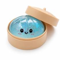 Bola Antiestresse Crossunx Dumpling Squishy com Acessório de Vapor