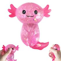 Bola antiestresse Squishies de Axolote EQOA, brinquedo sensorial rosa Bola antiestresse Squishies de Axolote EQOA, brinquedo sensorial rosa