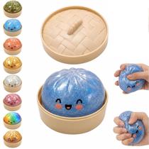 Bola Antiestresse Squishy de Bolinho com Glitter Lyercw