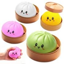 Bola antiestresse squishy de bolinho POATROZON verde