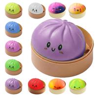 Bola Antiestresse Squishy em Formato de Dumpling JRJTIAN Brinquedo Sensorial Macio