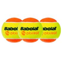 Bola Babolat Orange Beach Tennis e Tênis Stágio 2 - Tubo Com 03 Bolas