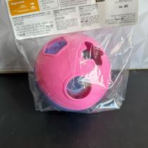 Bola baby de plástico com encaixe 5 formas rosa e lilás para bebê criança de brinquedo Bola baby de plástico com encaixe 5 formas rosa e lilás para bebê criança de brinquedo