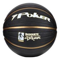 Bola Basquete Poker Street No7 Oficial Preto/dourada Bola Basquete Poker Street No7 Oficial Preto/dourada