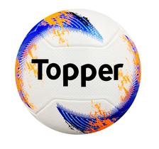 Bola Beach Soccer Topper Branco/ul/Amarelo