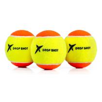 Bola Beach Tennis Drop Shot ITF Stage 2 Pro Com 6 Bolinhas