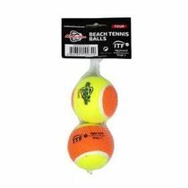 Bola beach tennis mbt homologada pela itf - 2 bolas - overskin