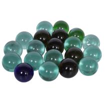 Bola Bolinha de Gude Grande Vidro Lisa Decoração 20und