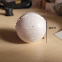 Bola Bolinha de Isopor 125mm Resistente Pacote com 6 Bolinhas Decoração Enfeite Trabalho Escolar