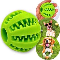 Bola Bolinha Porta Petisco Pet Cachorro e Gato Mordedor Interativo Verde - Fluffie Bola Bolinha Porta Petisco Pet Cachorro e Gato Mordedor Interativo Verde - Fluffie