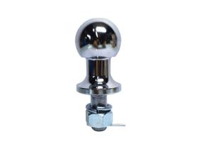 Bola Bolota Cromada para Engate de Reboque 50mm Maciço Aço Cromado Com Porca e Contra Pino Rosca 18m Bola Bolota Cromada para Engate de Reboque 50mm Maciço Aço Cromado Com Porca e Contra Pino Rosca 18m