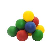 Bola Borracha Frescobol Taco Bets Fisioterapia Kit C/25