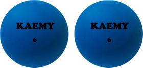 Bola Borracha Iniciação Com Guizo Nº06 Com 02 unidades Kaemy-K36