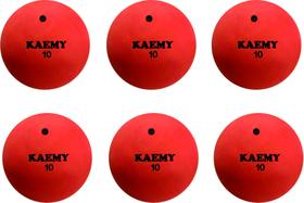 Bola Borracha Iniciação Nº10 Com 06 Unidades Kaemy ML77