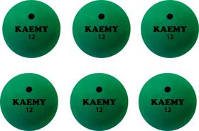 Bola Borracha Iniciação Nº12 Com 06 Unidades Kaemy ML78