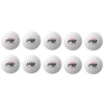 Bola Branca para Tênis de Mesa CellFree Dual 3 Estrelas (10 und) - DHS