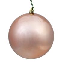 Bola brilhante de ornamento Vickerman Rose Gold, 3 cm, pacote com 12