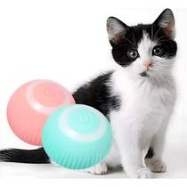 Bola Brinquedo Automático Elétrico Para Gato Cão Gatinho Interativos USB Recarga Rotação Acessório Bola Brinquedo Automático Elétrico Para Gato Cão Gatinho Interativos USB Recarga Rotação Acessório