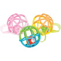 Bola BUBA Maleável com Alça - Baby Ball com Luz e Som