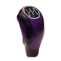 Bola Cambio Automotivo Roxo e Preto Resina 5M - Shekparts