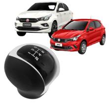 Bola Câmbio Manopla Argo Cronos 2017 Em Diante Aro Branco Bola Câmbio Manopla Argo Cronos 2017 Em Diante Aro Branco