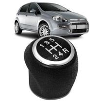 Bola Câmbio Manopla Preto Punto 2008 em diante - NAT