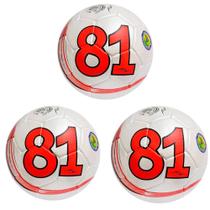 Bola Campo Dalponte 81 Star Microfibra Costurada A Mão Kit 3 Bola Campo Dalponte 81 Star Microfibra Costurada A Mão Kit 3