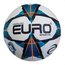 Bola Campo Euro Sport Pro Federada Qualidade Premium Cor aZUL