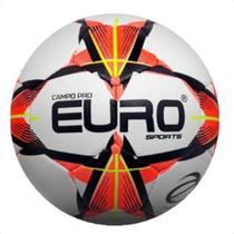 Bola Campo Euro Sport Pro Federada Qualidade Premium LARANJA
