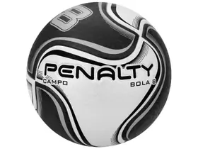 Bola Campo Penalty 8 X - Branco/Preto